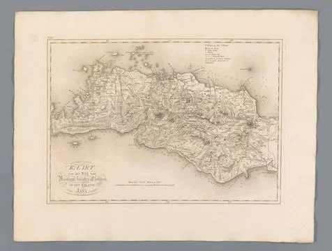 RECORD DATE NOT STATED  Map of Bantam and West-Java, C. van Baarsel and So... Photos