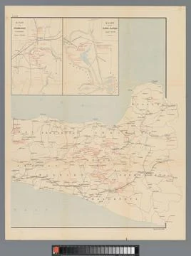 RECORD DATE NOT STATED  Map of West and Central Java, right part, Anonymou... Stock Photos