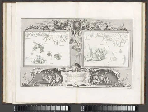 RECORD DATE NOT STATED  Maps of the Spanish Armada (21 and 22 July 1588), ... Stock Photos