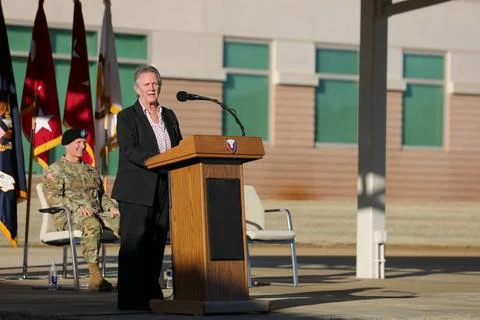 RECORD DATE NOT STATED  Marion Whicker, Army Materiel Command executive de... Foto stock