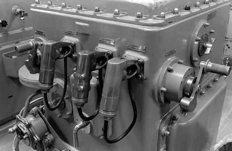 RECORD DATE NOT STATED The Mark 6 stable element in the aft secondary batt... Foto stock
