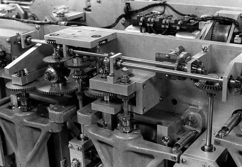 RECORD DATE NOT STATED The Mark 8 fire control computer in the aft seconda... Foto stock