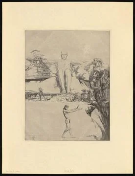 RECORD DATE NOT STATED  Max Klinger Integer (Opus 13, Blatt 1). Engraving ... Stock Photos