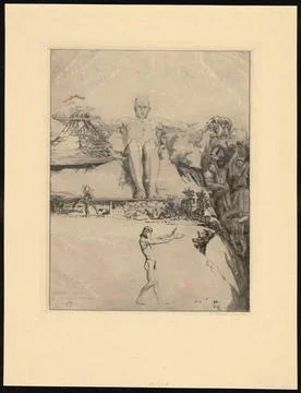 RECORD DATE NOT STATED  Max Klinger Integer (Opus 13, Blatt 1). Engraving ... Stock Photos