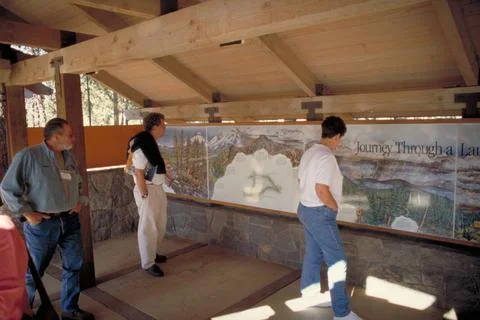 RECORD DATE NOT STATED McKenzie Pass-Santiam Pass Scenic Byway - Interpret... Foto stock