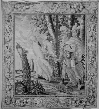RECORD DATE NOT STATED  Meeting of Aeneas and Achates with Venus (Aphrodit... Foto stock