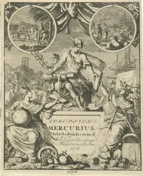 RECORD DATE NOT STATED  Mercury handles Scheepvaart a rolled up map, Jan L... Photos