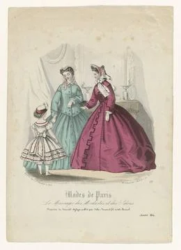 RECORD DATE NOT STATED  The Messenger of Modists and Salons, Mode de Paris... Foto stock