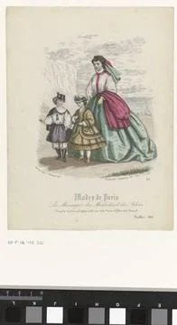 RECORD DATE NOT STATED  The Messenger of Modists and Salons, Mode de Paris... Foto stock