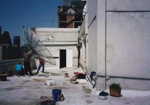 RECORD DATE NOT STATED Mexico City - Annex Office Building - 1993, United ... Fotos de archivo