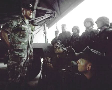 RECORD DATE NOT STATED MGEN Bernard Loeffke, commanding general, U.S. Army... Stock Photos