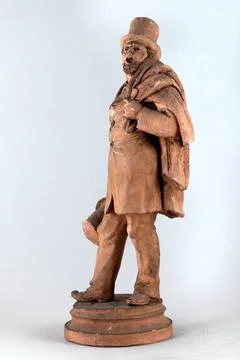 RECORD DATE NOT STATED  Mignon Leon. Vendor of clothes . Terracotta. Paris... Foto stock
