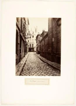 RECORD DATE NOT STATED  Mignon street, view of rue Serpente. Paris (6th ar... Foto stock