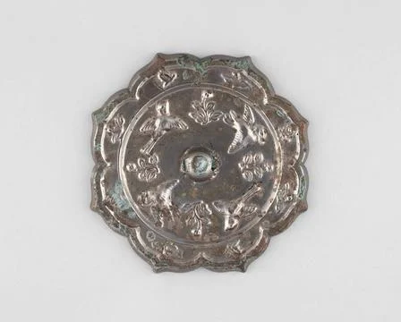 RECORD DATE NOT STATED  Mirror (common name), 0618. Money. Cernuschi Museu... Stock Photos