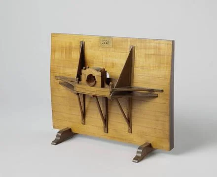 RECORD DATE NOT STATED  Model of a Paddle Shaft Support, anonymous, 1840 d... Stock Photos