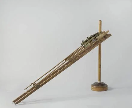 RECORD DATE NOT STATED  Model of Two Congreve Rockets with Launching Gear,... Stock Photos