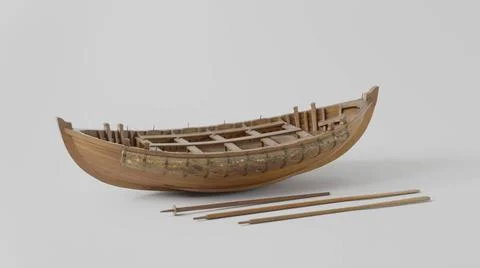RECORD DATE NOT STATED  Model of a Lifeboat, anonymous, c. 1808 ship model... Stock Photos