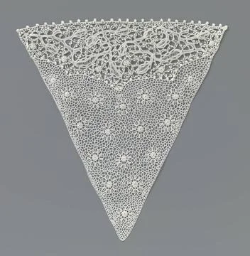 RECORD DATE NOT STATED  Modestie from crocheted side with seaweed pattern ... 库存照片