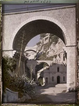RECORD DATE NOT STATED Monaco Church Ste Devote located at the foot of a r... Stock Photos