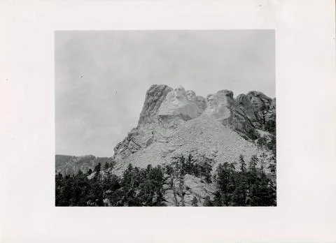 RECORD DATE NOT STATED Mt. Rushmore National Memorial. Original caption: M... Stock Photos