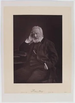 RECORD DATE NOT STATED  Nadar (Gaspard-FÃ lix Tournachon, dit). Victor Hug.. Stock Photos