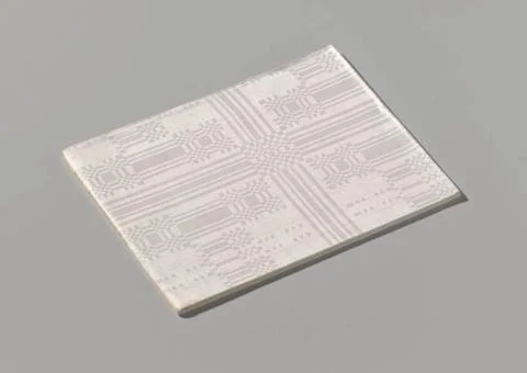 RECORD DATE NOT STATED  Napkin van Linen with peel pattern ,, 1740 - 1786 ... Stock Photos