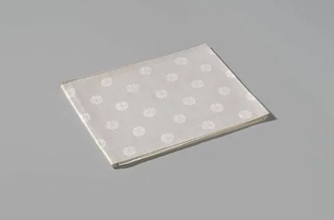 RECORD DATE NOT STATED  Napkin with pattern rosettes and rose branches ,, ... Foto stock