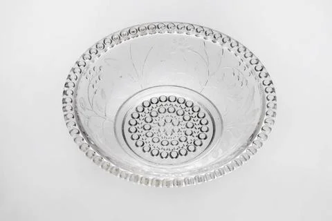 RECORD DATE NOT STATED  Nappy - Starflower pattern Burlington Glass Works ... Stock Photos