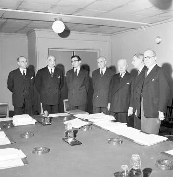 RECORD DATE NOT STATED NATO Programme of Research Scholarships. Photograph... Stock Photos