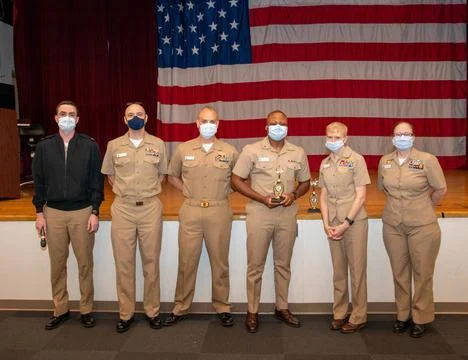 RECORD DATE NOT STATED Naval Medical Center Portsmouth (NMCP) staff member... Stock Photos