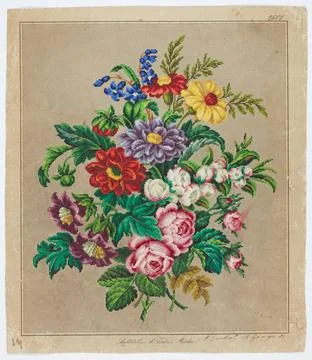 RECORD DATE NOT STATED  Needlework pattern patterns Copyright: xpiemagsx p... Stock Photos