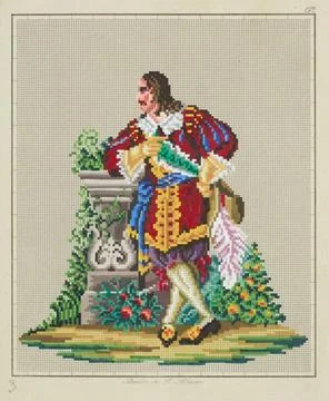 RECORD DATE NOT STATED  Needlework pattern patterns, needlework Copyright:... Stock Photos