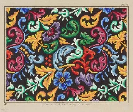 RECORD DATE NOT STATED  Needlework pattern patterns Copyright: xpiemagsx p... Stock Photos