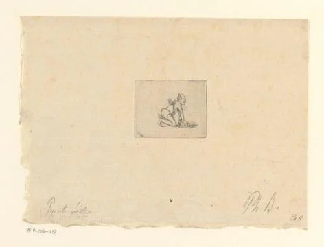RECORD DATE NOT STATED  Netsuke from a man with a rat trap, Philippe Burty... Stock Photos