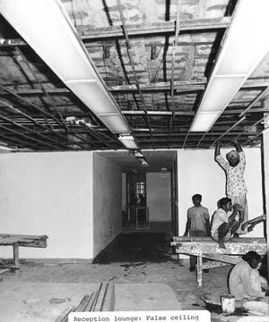 RECORD DATE NOT STATED New Delhi - Annex Office Building - 1978, United St... Fotos de archivo