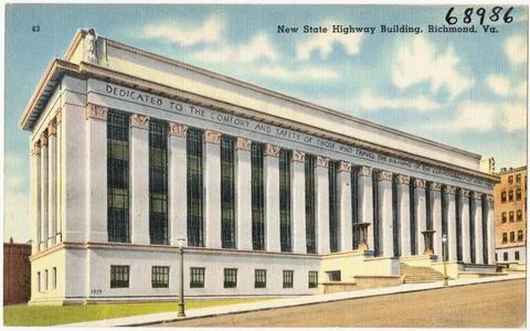 RECORD DATE NOT STATED New State Highway building, Richmond, Va. , Governm... Fotos de archivo