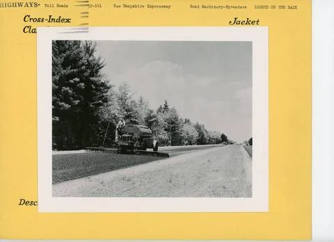 RECORD DATE NOT STATED New Hampshire Expressway. Original caption: June 19... Stock Photos