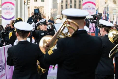 RECORD DATE NOT STATED NEW YORK (March 8, 2022) Musician 1st Class Adele D... 스톡 사진