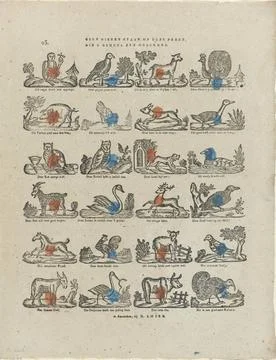 RECORD DATE NOT STATED  No animals are on this print, / which you are enti... 写真素材