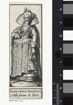 RECORD DATE NOT STATED  Noble lady from Paris, Claes Jansz. Visscher (II),... Stock-Fotos