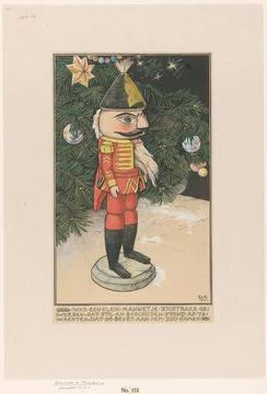 RECORD DATE NOT STATED  Nutcracker in a hussar mantle at a Christmas tree,... Stock Photos