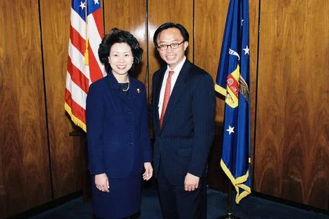 RECORD DATE NOT STATED Office of the Secretary - Secretary Elaine Chao s L... Stock Photos