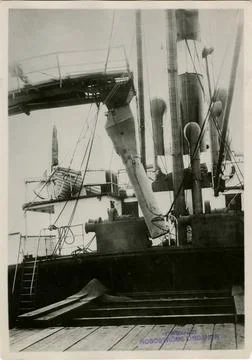 RECORD DATE NOT STATED Older ore loading device in Hargshamn Copyright: xp... Stock Photos