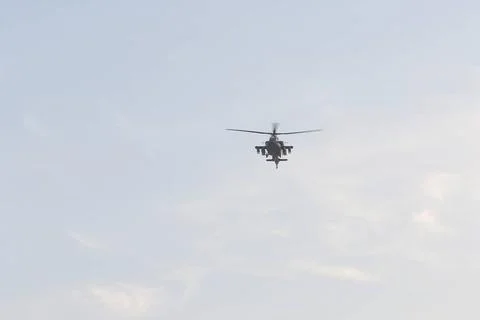 RECORD DATE NOT STATED One of two U.S. Army AH-64E Apache helicopters cond... Foto stock