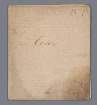 RECORD DATE NOT STATED  Orders, baron Stoffel, 1833 Scripture, with a few ... 스톡 사진