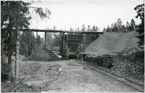 RECORD DATE NOT STATED Ore loading device at Röberg s mine. Copyright: xpi.. Stock Photos