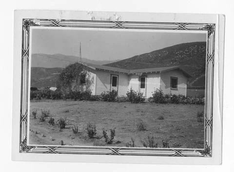 RECORD DATE NOT STATED Original caption: Rincon. Ramon Calac. 4 room frame... Stock Photos