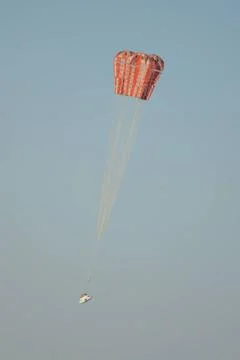 RECORD DATE NOT STATED  Orion teams perform an Orion Capsule Parachute Ass... Stock Photos