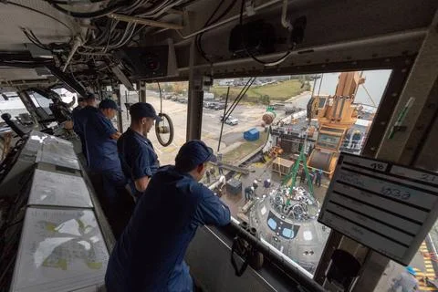 RECORD DATE NOT STATED  The Orion Crew Module Uprighting System (CMUS) and... Stock Photos