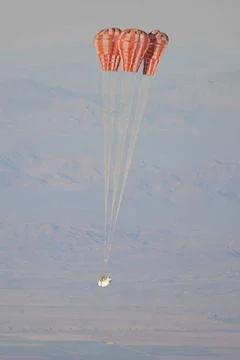 RECORD DATE NOT STATED  Orion teams perform an Orion Capsule Parachute Ass... Stock Photos
